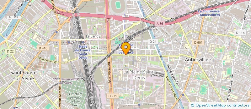 localisation de l'entreprise LANDINVEST à SAINT-DENIS