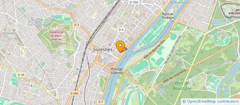 localisation de l'entreprise LANDIS SA à SURESNES