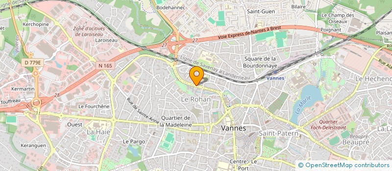localisation de l'entreprise LANDIVALT à VANNES