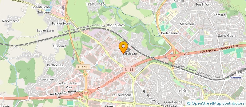 localisation de l'entreprise LANDIVISIAU HABITAT  VANNES