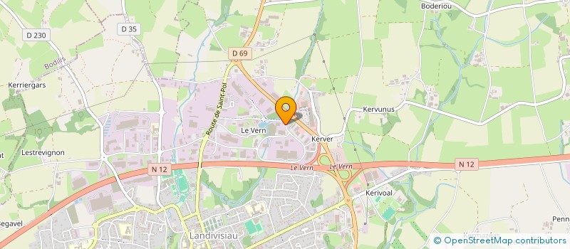 localisation de l'entreprise LANDIVIZIO EXPANSION  LANDIVISIAU