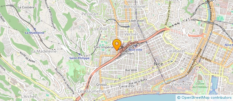 localisation de l'entreprise LANDO BAT à NICE