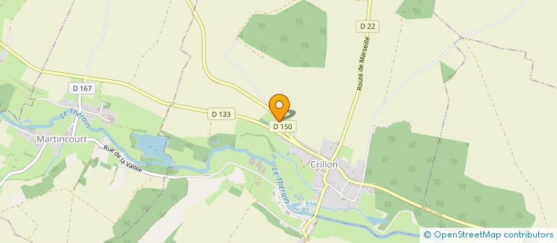 localisation de l'entreprise LANDO FUSION  CRILLON