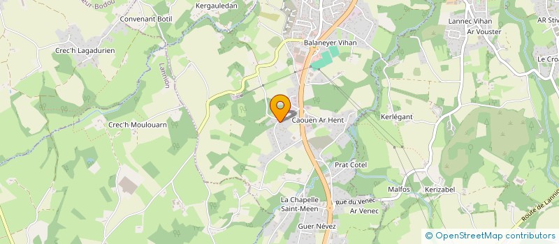 localisation de l'entreprise LANDOIS CLEMENT  SAINT-QUAY-PERROS