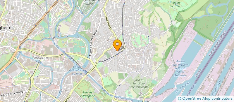 localisation de l'entreprise LANDOLFO à STRASBOURG