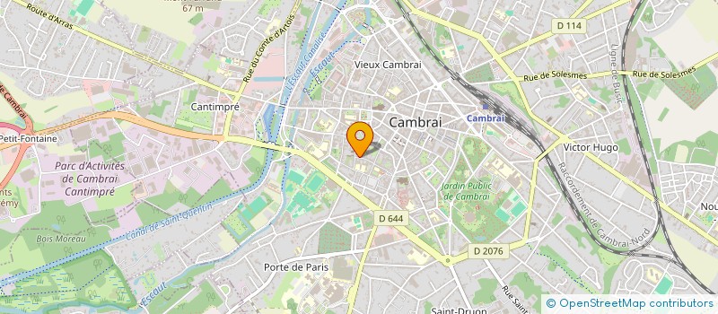 localisation de l'entreprise LANDORIQUE ELECTRICITE à CAMBRAI