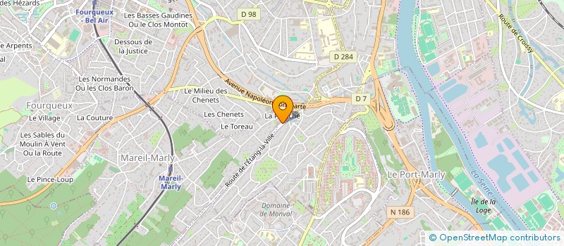 localisation de l'entreprise LANDOUMA  LE PECQ