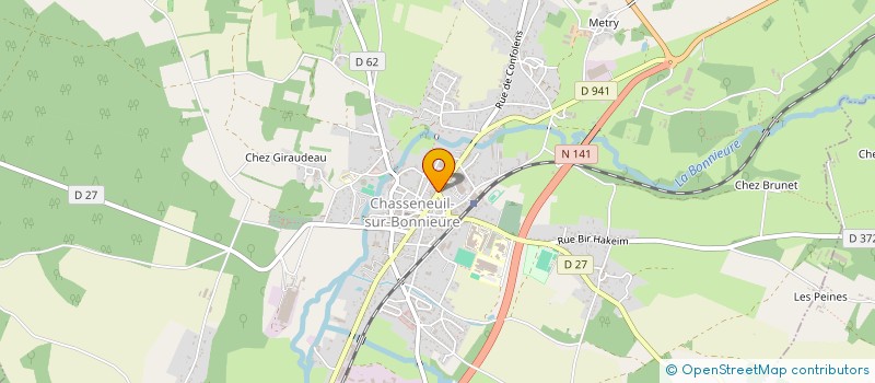 localisation de l'entreprise LANDPHARMA  CHASSENEUIL-SUR-BONNIEURE