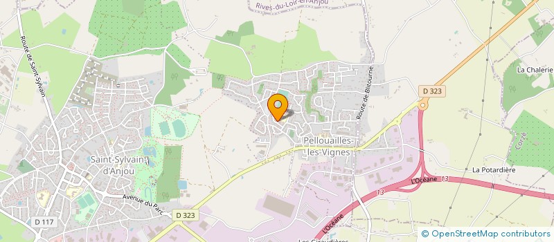 localisation de l'entreprise LANDRAU MAINTENANCE à VERRIERES-EN-ANJOU