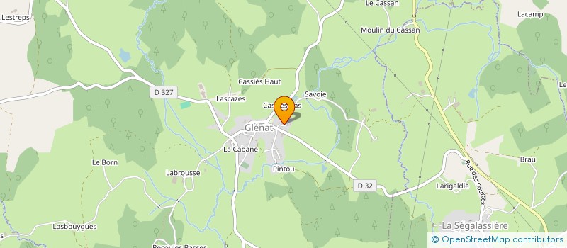 localisation de l'entreprise LANDRE MICKAEL à GLENAT