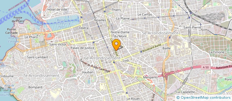 localisation de l'entreprise LANDRET R MIDEJEAN A BRY I à MARSEILLE