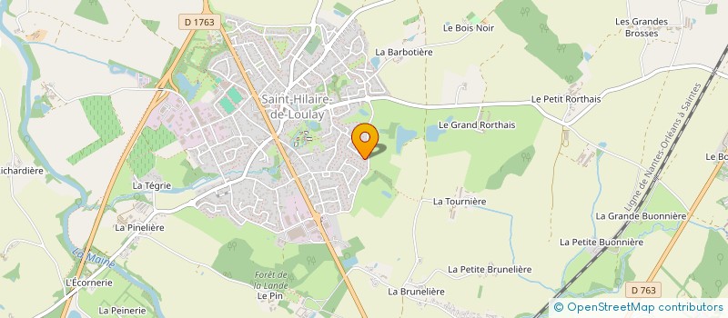localisation de l'entreprise LANDRO à MONTAIGU-VENDEE