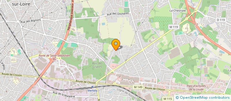 localisation de l'entreprise LANDRON'S FAMILY  BASSE-GOULAINE