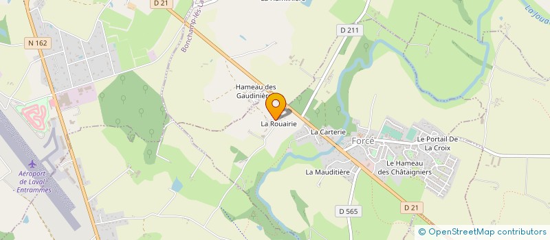 localisation de l'entreprise LANDRON SAS à FORCE