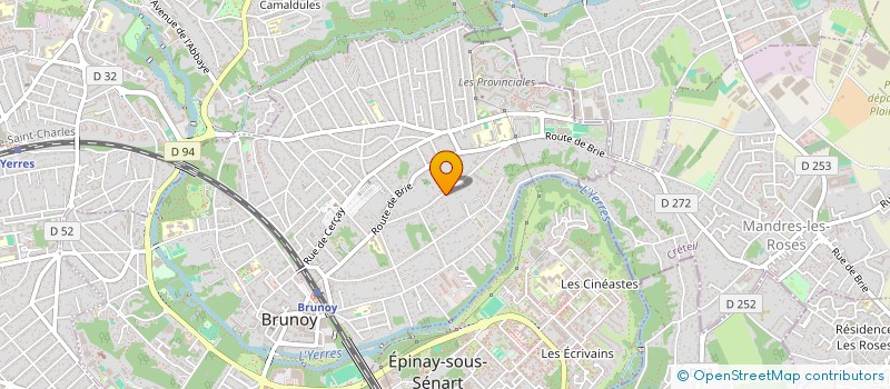 localisation de l'entreprise LANDRY à BRUNOY