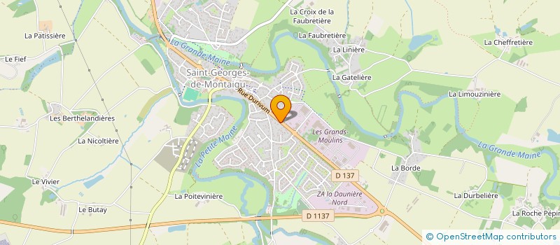 localisation de l'entreprise LANDRY à MONTAIGU-VENDEE