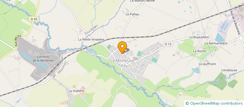 localisation de l'entreprise LANDRY JOEL à LA MEILLERAIE-TILLAY