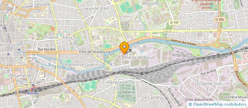 localisation de l'entreprise LANDS  MORDELLES