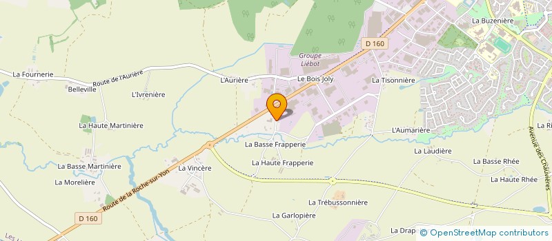 localisation de l'entreprise LANDSCAPE FINANCE à LES HERBIERS