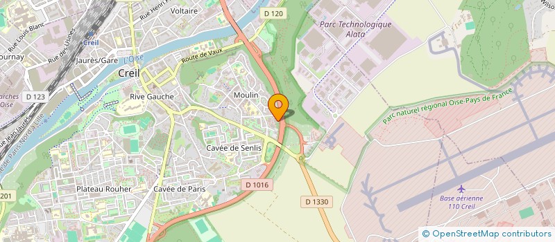 localisation de l'entreprise LANDSCRAPER  CREIL