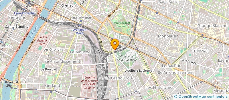 localisation de l'entreprise LANDSKAP  LYON