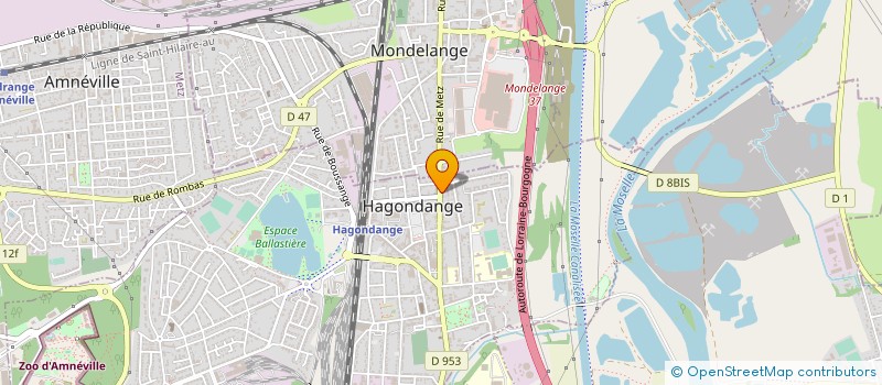 localisation de l'entreprise LANDSKAP PAYSAGE  HAGONDANGE