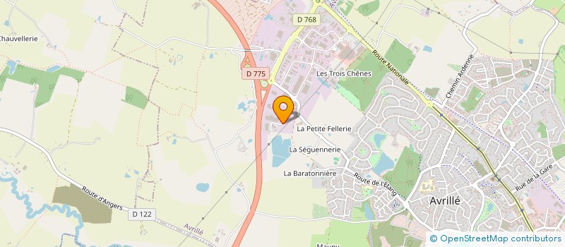 localisation de l'entreprise LANDSPARK à AVRILLE