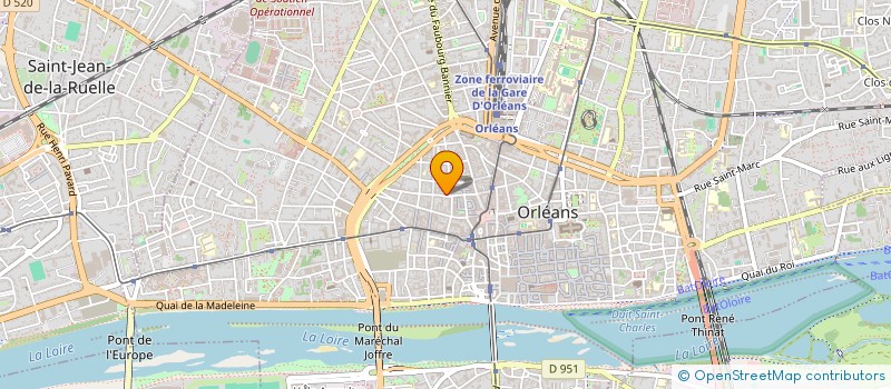 localisation de l'entreprise LANDSTALKER à ORLEANS