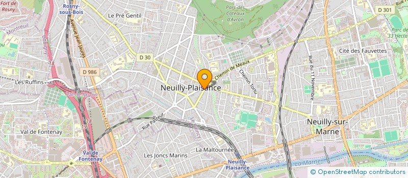 localisation de l'entreprise LANDSTECHNOLOGIE à NEUILLY-PLAISANCE