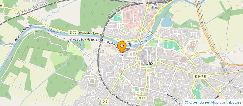 localisation de l'entreprise LANDTROTTER à DAX