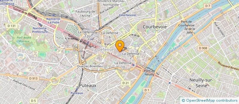 localisation de l'entreprise LANDWELL & PARTNERS à COURBEVOIE
