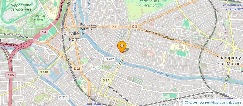 localisation de l'entreprise LANDY INVEST à JOINVILLE-LE-PONT