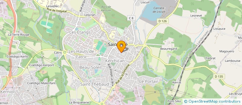 localisation de l'entreprise LANDYS  PLESCOP