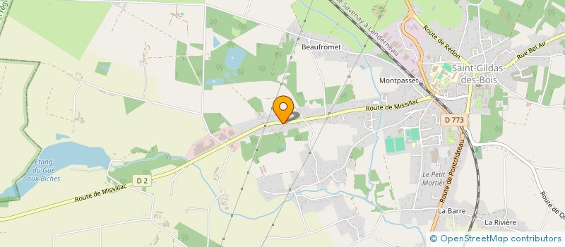 localisation de l'entreprise LANE  SAINT-GILDAS-DES-BOIS