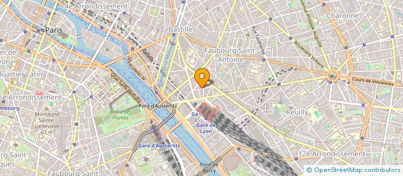 localisation de l'entreprise LANE à PARIS