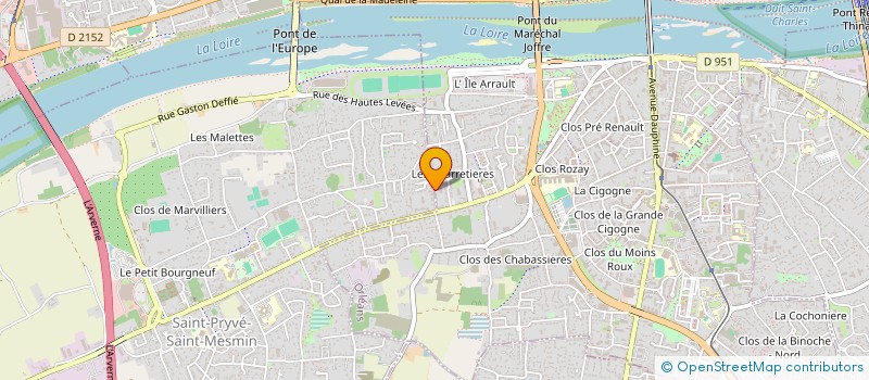localisation de l'entreprise LANE EXPRESS  ORLEANS
