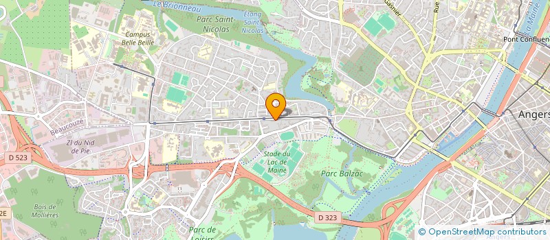 localisation de l'entreprise LANE GLOBAL LOGISTICS  SAINTE-GEMMES-SUR-LOIRE