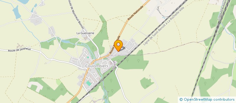 localisation de l'entreprise LANEBOIRE  COULOMBIERS