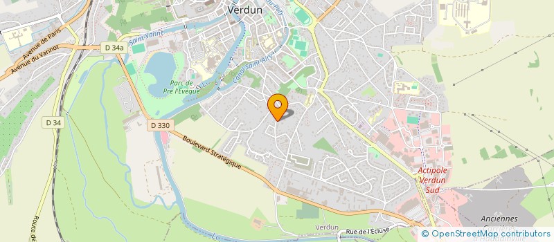 localisation de l'entreprise LANEQUE PRO IMMO à VERDUN