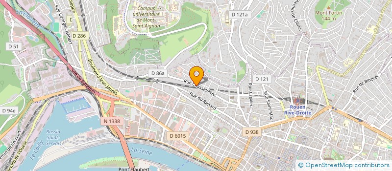 localisation de l'entreprise LANEROS à ROUEN