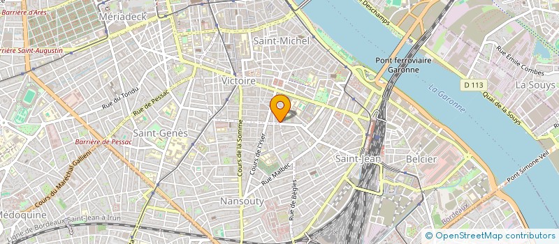 localisation de l'entreprise LANES  BORDEAUX