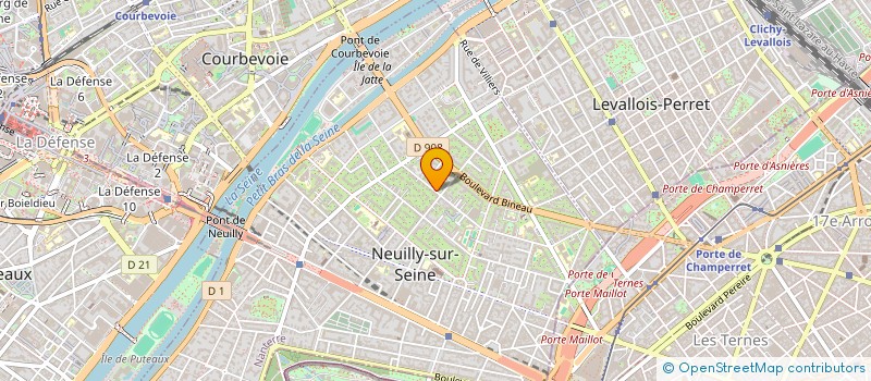 localisation de l'entreprise LANESS FINANCE à NEUILLY-SUR-SEINE