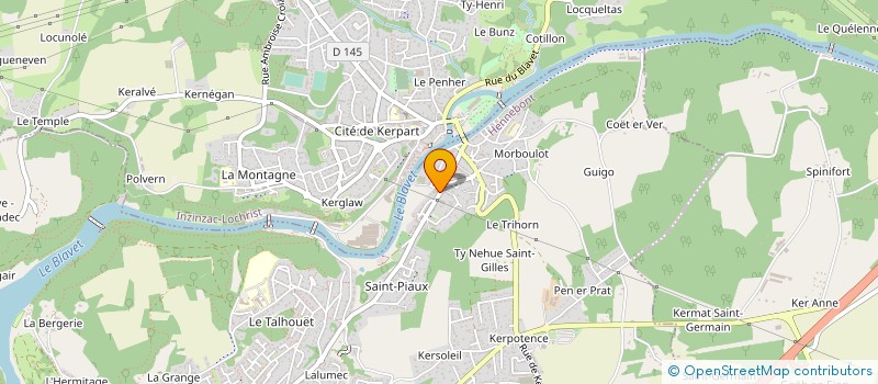 localisation de l'entreprise LANESTER LORIENT TOURI LALORTO  HENNEBONT