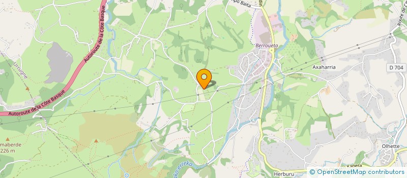 localisation de l'entreprise LANETIK  URRUGNE