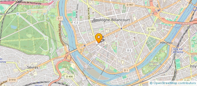 localisation de l'entreprise LANFRANCHI HAMRIT IMMOBILIER à BOULOGNE-BILLANCOURT