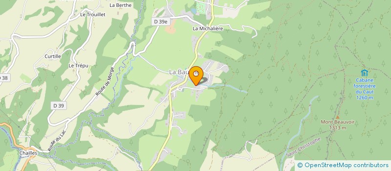 localisation de l'entreprise LANFREY V ET BOGUREAU HENRI à LA BAUCHE