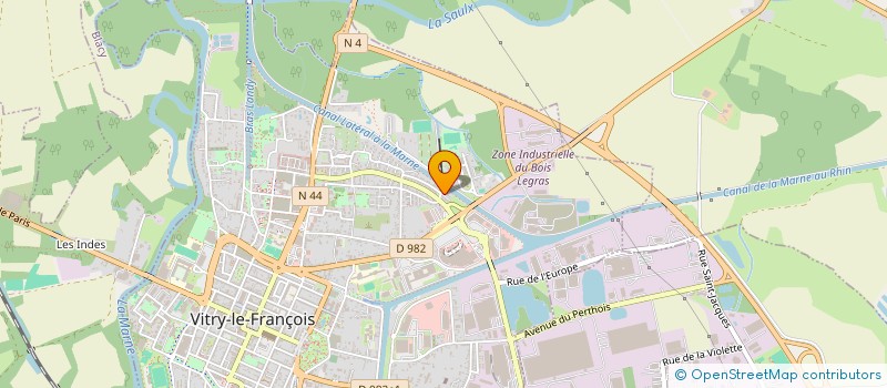 localisation de l'entreprise LANFROY-KUBIAK à SAINT-AMAND-SUR-FION