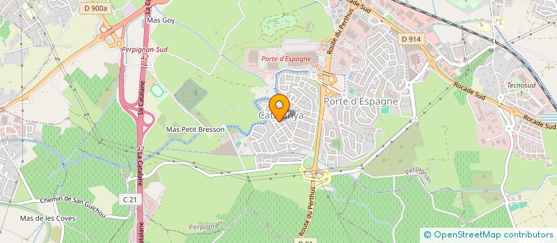 localisation de l'entreprise LANG 23  PERPIGNAN