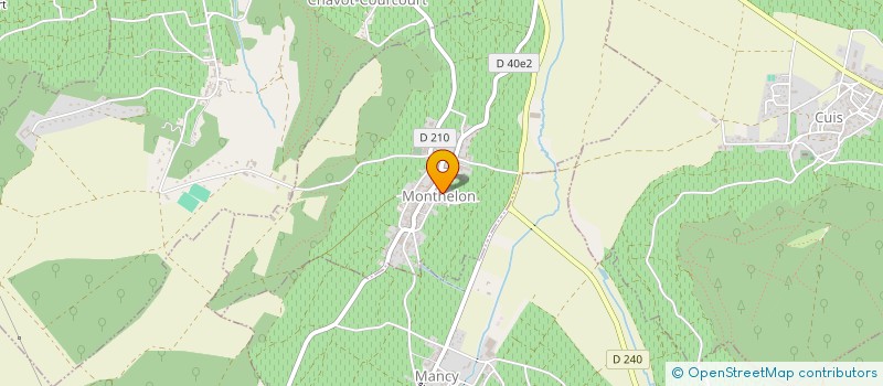 localisation de l'entreprise LANG  MONTHELON