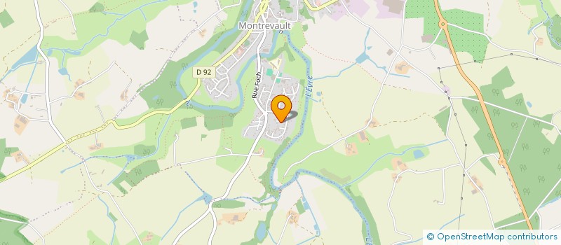 localisation de l'entreprise LANG à MONTREVAULT-SUR-EVRE